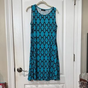 R&B collection size small sleeveless swing dress